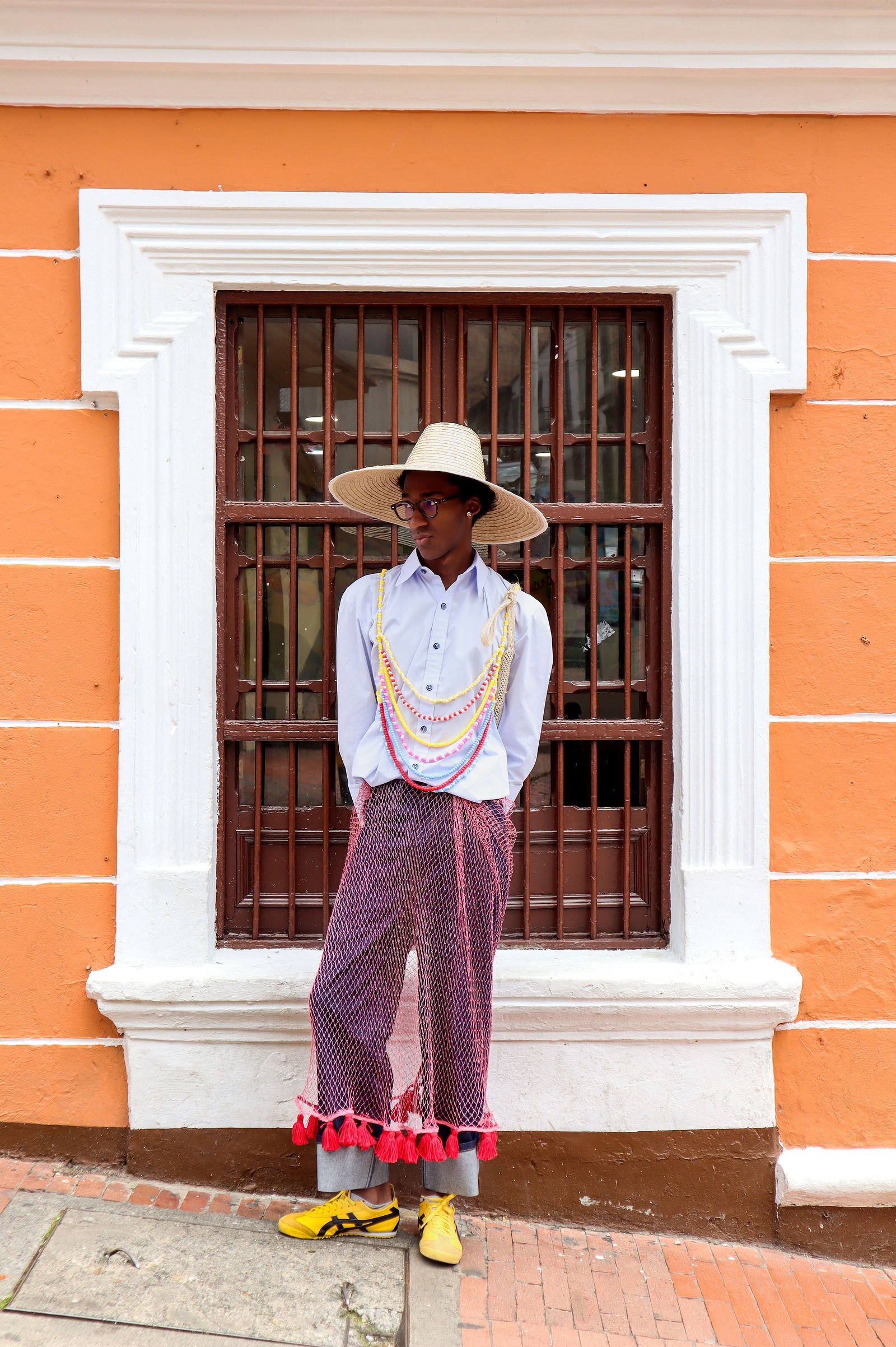 Look del pescador de frente